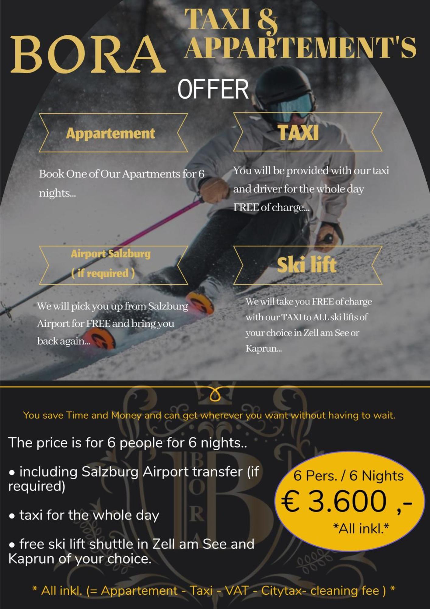 Bora Appartements 1 Mit 4 Schlafzimmer Zell am See Ngoại thất bức ảnh